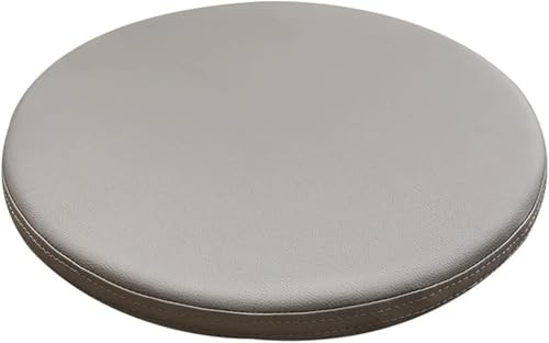 Galette De Chaise Ronde, Coussin Rond pour Chaise Scandinave, Coussin Chaise de Bar Anti Taches AntidéRapante, Impermeable Cuir Galette Chaise Bistrot de Exterieur...