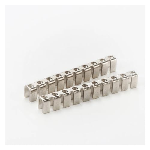 Puente fijo FBI 10-10 de 10 bornas para bloques de terminales UK10N sobre riel DIN 6