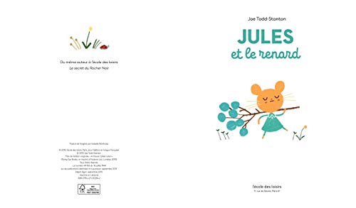 Jules et le renard [French] 2211302564 Book Cover