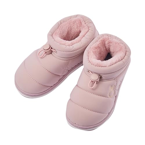 Toddler Baby Boys Girls Warm House Boots Kids Slippers Fuzzy 𝗙𝐮𝗿 Lined Comfy Flat Bottom Big Girl Winter Boots Size 4