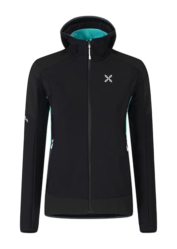 Montura Windfit T-shirt femme noir bleu polaire zippé outdoor XL