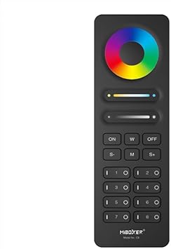 Miboxer C8 8-Zone RGB+CCT Remote, 2.4G Remote RGB+CCT