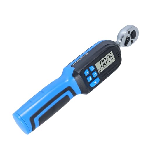 ZIZEV Digital Torsion Wrench Kit, 1/4 inch Drive Electronic Torsion Wrench with Data Storage Buzzer LED Notification, 1.5-30 N.m for Automotive, Motorcycle Maintenance