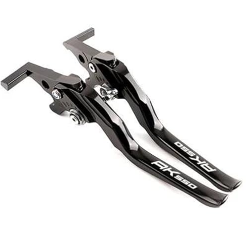 Leviers d'embrayage Poignées De Commande Moto - Leviers Frein Et d'embrayage Pivotants Accessoires pour KYMCO pour Premium AK550 AK 550 2022-2025(Silver)