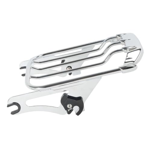 Porte-bagages moto deux places Air Wing chrome pour Touring et Road King 2009-2025