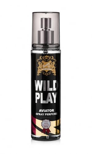 Image of Wildplay Avaitor Fragrance 125ML Perfume for Men - Long Lasting Multi-Fragrance Spray, Floral Fruity Sweet Notes, Premium Perfume for Daily Wear & Special Occasions
