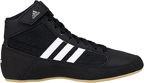 Adidas Boy's Hvc Wrestling Shoe, Black/White, 3 Little Kid #TOP2
