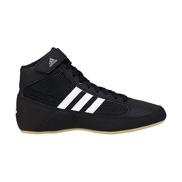 adidas Men's HVC Wrestling Shoe, Black/White, 9, Black/White, 9 - Image 3