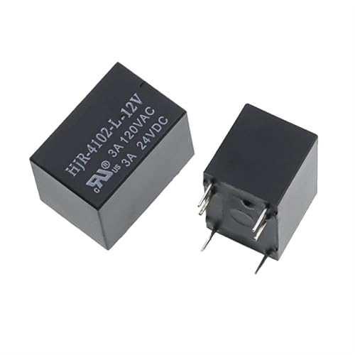 Relais 12V HJR-4102-L-12V miniature pour circuit imprime lot de 5