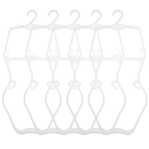 5 Pcs Swimsuit Hanger Kids Bathing Suit Hanger Swimwear Drying Rack Kids Bikini Hangers Bras Hanger Bikini Swimwear Rack Childrens Swimsuit Drying Rack One-piece Hanger Co Plastic