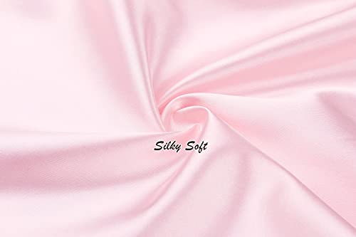 Image of Women's Pure Short Silky Robes Bridesmaid Bride Party Satin Robes Sleepwear