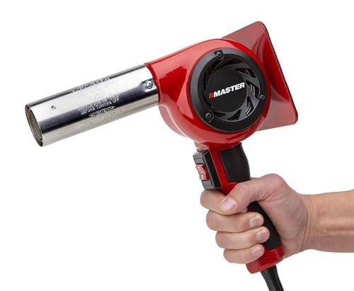 Master Appliance HG-501D Industrial Heat Gun, High Airflow, Quick Change Plug-In Heating Element, 1200F, 120V, 1740W, 14.5 Amps, Engineered In USA