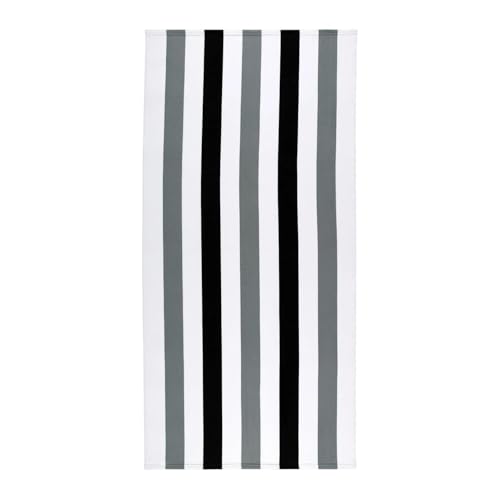 Toalla de playa de microfibra | 80 x 160 cm de secado rápido, ligera, antiarena, absorbente, gran formato, toalla de natación de microfibra, para adultos, piscina, deportes de salón, viajes, baño