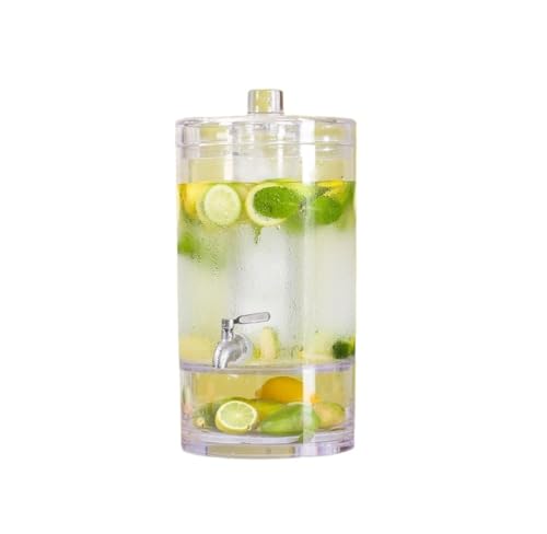 Dispensador de cerveza con grifo, dispensador de bebidas para fiestas y eventos, cubo de bebidas ideal con grifo para zumos y bebidas