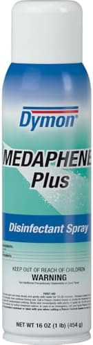Dymon, ITW35720CT, Medaphene Plus Disinfectant Spray, 12 / Carton, Aqua,7.75" x 2.50" x 2.50",35720CT image 2