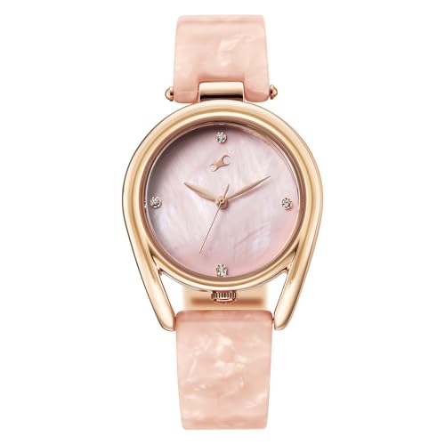 Image of Fastrack Younique 3.0 Quartz Pink Round Dial Women's Watch | Analog Display Watch | Watches for Women | Watches for Women Analog - 68052KD02
