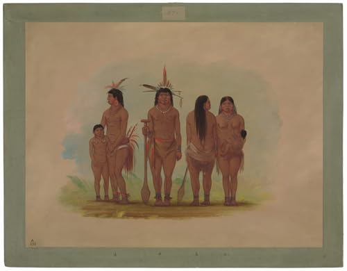 Art Mural Toile George Catlin Peinture Abstrait Chambre