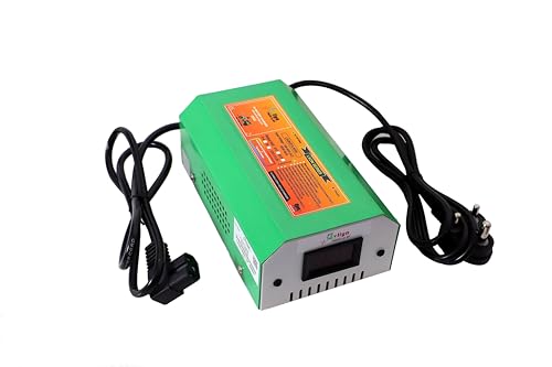 Image of 60V 6A EV Electric Scooter Lithium-Ion Battery Charger | Output Auto Cut Off 67.2v | with Digital Display | Fast Charging, Durable, and Suitable with 60V Batteries, 3Pin T-Type Output Connectors.