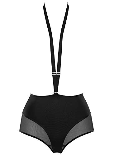 Preisvergleich Produktbild MAISON CLOSE Shorty hochgeschnitten mit Offnung - Stringeffekt - Belle de Jour