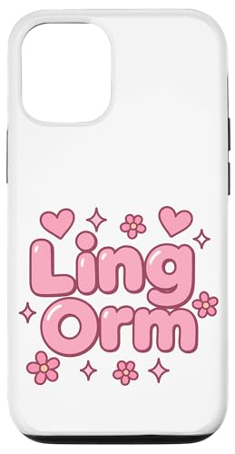 LingOrm バブルレター かわいい カワイイ 美的タイポグラフィ スマホケース iPhone 12/12 Pro 用