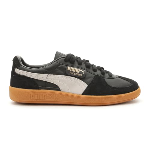 PUMA Palermo Leather Puma Black/Feather Gray/Gum 12 D (M)
