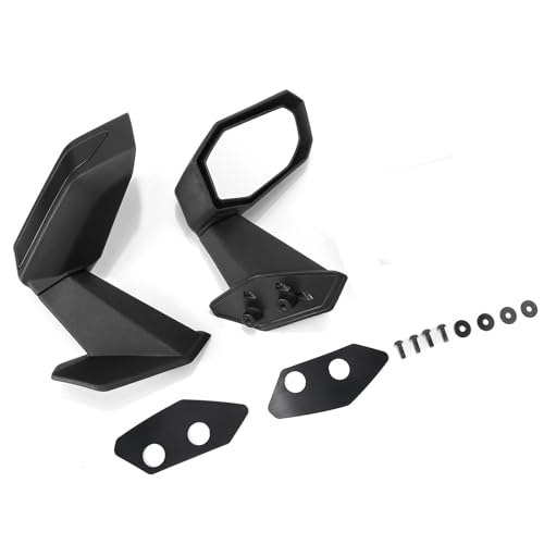 Rétroviseurs UTV en aluminium noir premium pour Can-Am Maverick X3 900 HO Max R RR