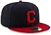 New Era MLB 59FIFTY 2-Tone Authentic Collection Fitted On Field Game Cap Hat (as1, numeric, numeric_6_and_7_eighths, Cleveland Guardians)