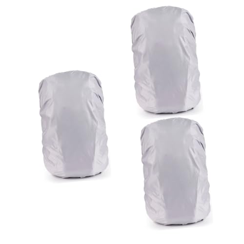 Kisangel 3pcs Rainproof Pack Cover for Backpack Rucksack Drybag Elastic Fit Portable