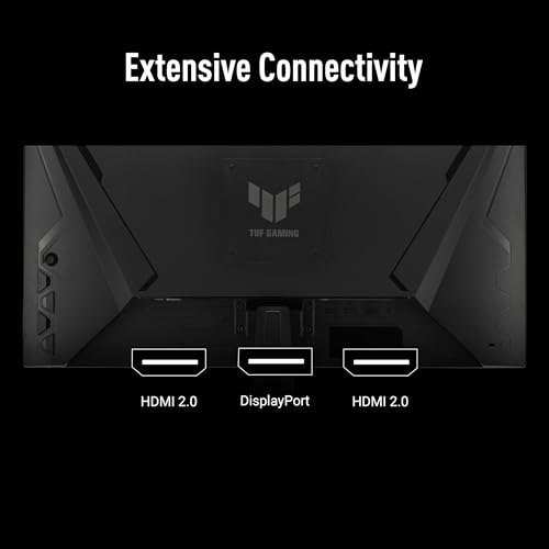 Image of ASUS TUF Gaming Series 5 24.5 inch 1080P Monitor (VG259QM5A) - Full HD, Fast-IPS, 240Hz, 0.3ms, G-SYNC Compatible, FreeSync Premium, 99% sRGB, DisplayWidget, Gaming AI, 3 yr Warranty