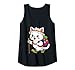 Womens Cat Backpacking Mountain Outdoor Hiking Animals Tank Top