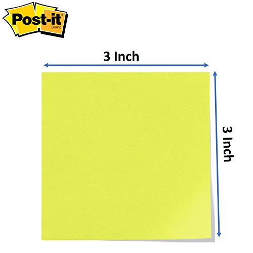 Image of 3M Post-it Sticky Note Cube, 200 Sheets, 3 inch x 3 inch Size & Dry Erase Writing Surface, Pack of 2 & Super Sticky Notes, 90 Sheets /Pad