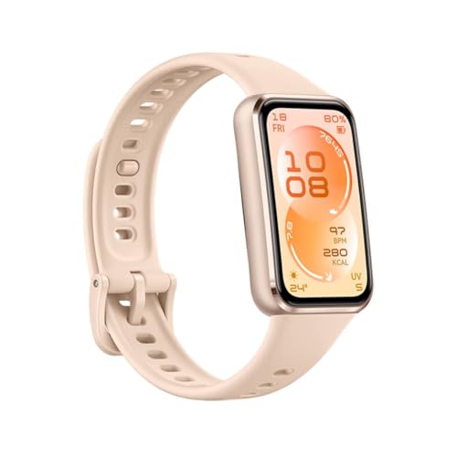Image of HUAWEI Band 11 Aluminium Fitness Tracker, Sleep Tracker, A-Fib Detection, 5 ATM Waterproof, 14-Day Battery, Step Counter, Pedometer, Fitness Band, Smart Band, Sleep Monitor, Android & iOS - Beige