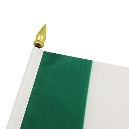 AZ FLAG - Tischflagge Irland - 15x10 cm Goldene Splitze - Irische Tischfahne 10 x 15 Cm - Flaggen