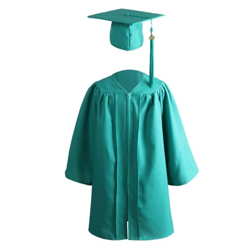Image of Kindergarten 2025 Graduation Cap and Gown Tassel Sets with Charm 2PCS Graduations Stoles for Kids Grad Party Clothes