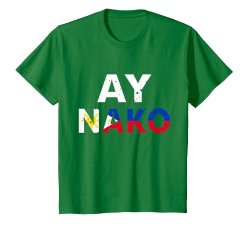 Philippines Tshirt Filipino Vacation Vintage Souvenir Manila T-Shirt, Youth, Kelly Green, Small