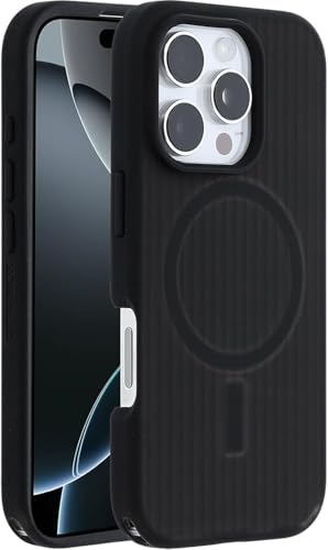 Image of OtterBox iPhone 16 Pro Max - Symmetry Soft Touch Magsafe Case - Dark Echo | 3X Military Drop Protection - Slim - Pocket-Friendly - Raised Edges - Anchor points - Enhanced Grip - Non-Retail Packaging