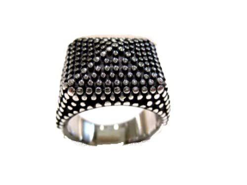 Anello puntinato in argento 925