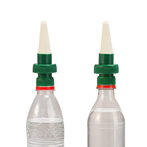 TF Automatisch Bewässerung Set 4 Stück Bewässerungssystem Garten zur Pflanzen Bewässerung Blumen Bewässerung Zimmerpflanze Bewässerung Ideal Wasserversorgung Während Ihrem Urlaub