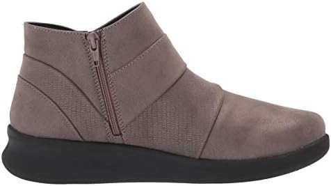 Clarks Women's Sillian 2.0 Rise Ankle Boot, Dark Pewter Synthetic, 7.5 | Image 5