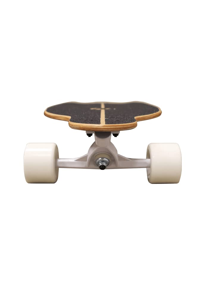 Coasto - Surfskate - Skateboard per Skatepark, Street, Pumptrack e Surf - Tavola ideale per Cruiser - All Terreno - Trucks Ottimizzati - Deck Pad trasparente e aderente