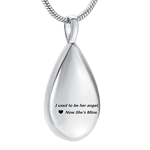 Bijoux crémation souvenir de maman ou mon père pendentif urne funéraire discret