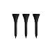 Wood Golf Tees, Black, 1.75" (200 Tees)