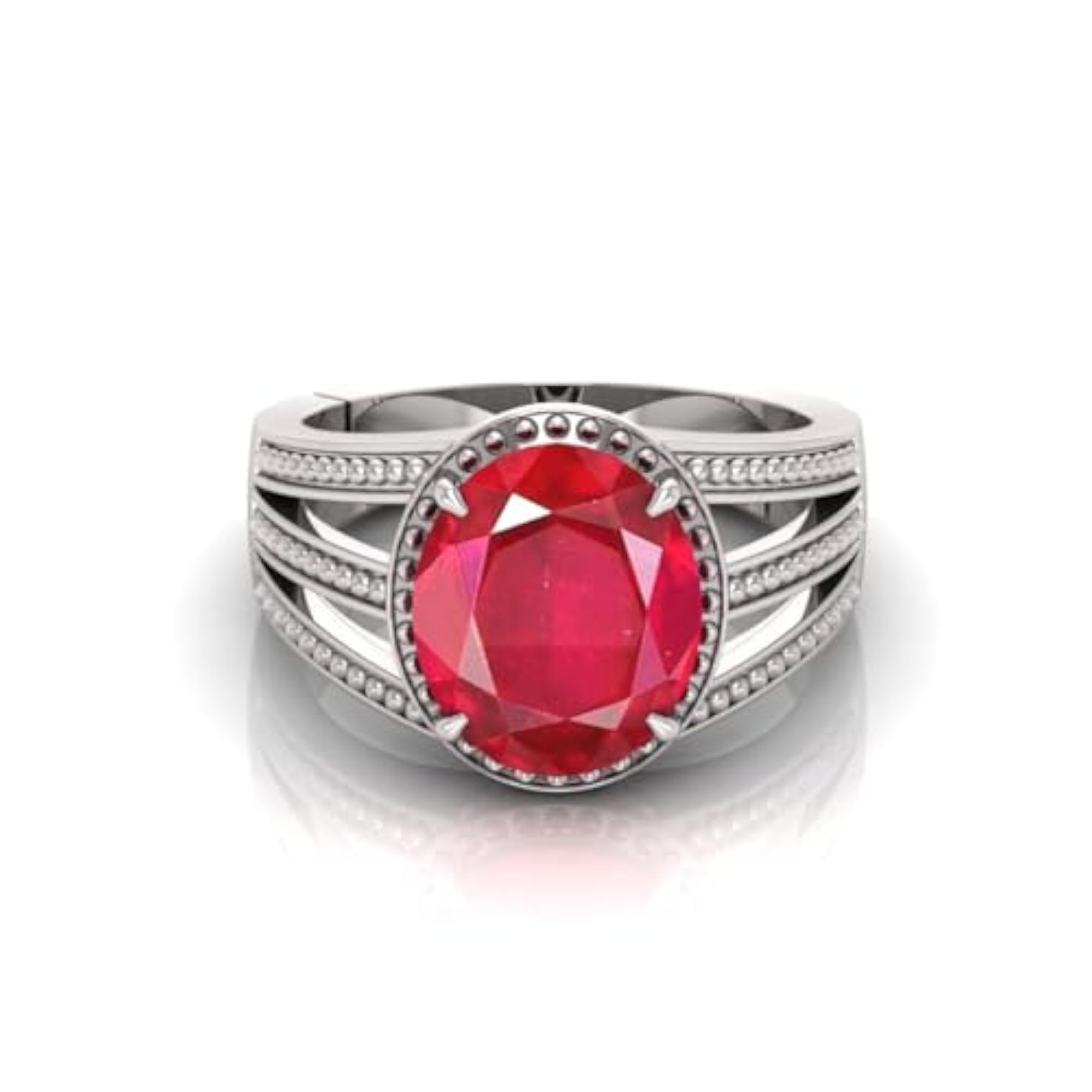 7.25 Ratti Ruby Adjustable Ring, Lab Certified