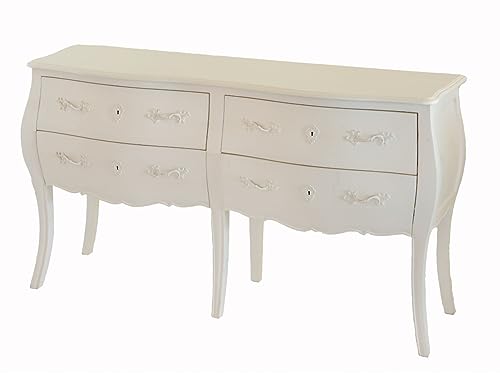 Amadeus - Commode Double Murano Blanche