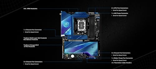 Placa Base Z890 LGA 1851 ATX Phantom Gaming Z890 Nova WiFi DDR5 Raid WiFi - Scheda madre - Immagine 3