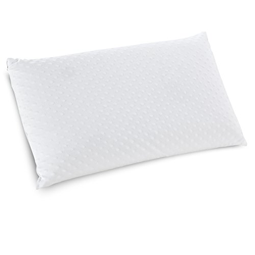 Classic Brands Embrace High-Quality Firm Ventilated Latex Foam Pillow with Velour Cover, Queen