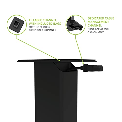 Kanto CA-SX22 22 Inch Universal Fillable Speaker Floor Stands thumb #2