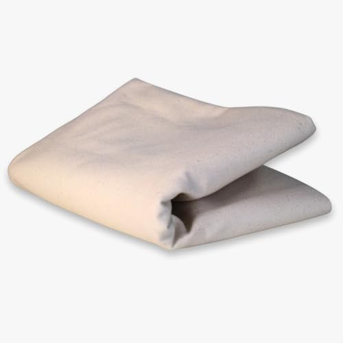 marsidian Natural Cotton Canvas 20 Oz (#6 Duck) Fabric Roll 72-Inch Wide x 50 Yards Length Durable Canvas for Boat Bags, Horse Feed Bags and Coated Products