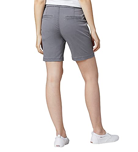 Jag Jeans Women's Gracie Pull On 8" Short, Grey Streak #TOP2
