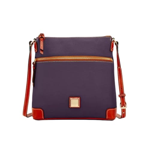 Image of Crossbody Purses for Women Lightweight Medium Crossbody Bag Vegan Leather Bucket Bag Fashion Shoulder Purse (Purple,L 9.8 in x W 3.9 in x H 9.4 in)